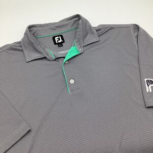 FootJoy FJ‎ Mens Short Sleeve Golf Polo Grey Size XL